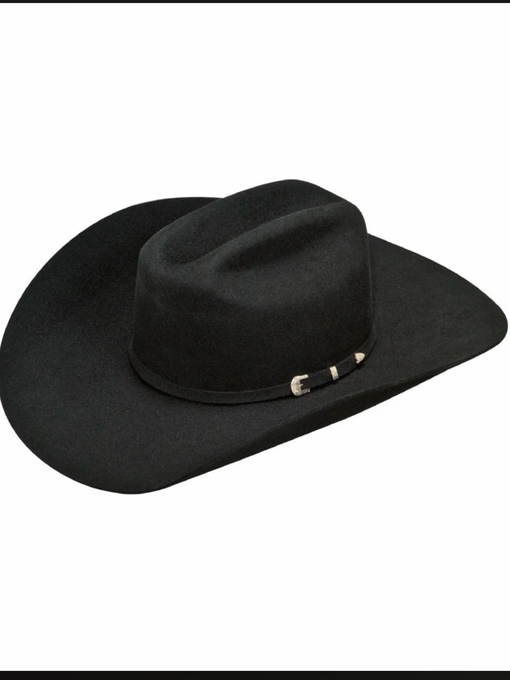 Ariat Black 2X Wool Cowboy Hat 7 1/4